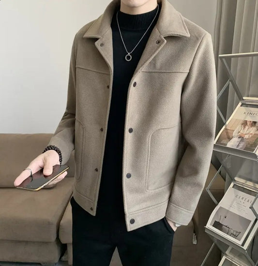 Premium Wool-Style Winter Jacket