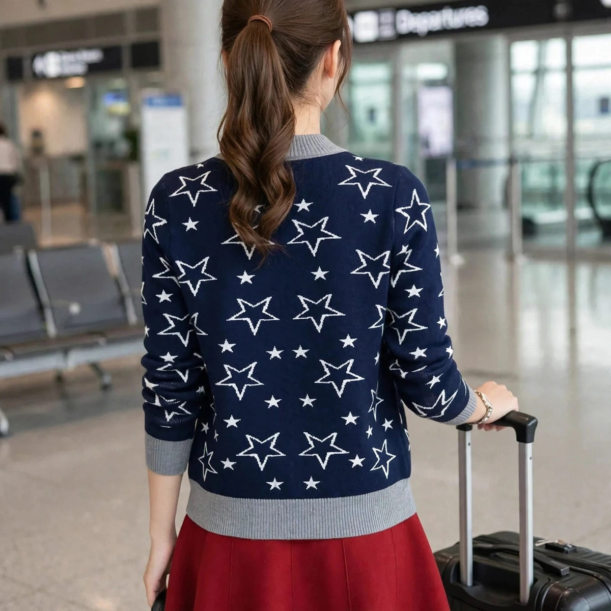 Women’s Star Knit Cardigan