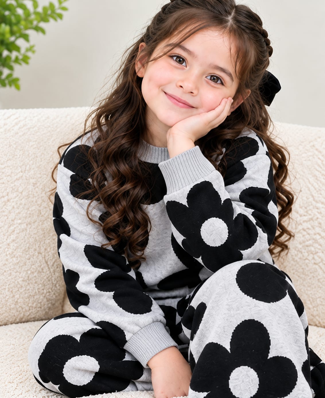 Bloomy Petals Girls Co-Ord Set