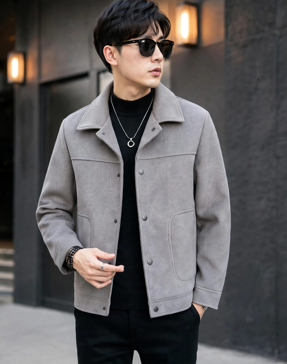 Premium Wool-Style Winter Jacket